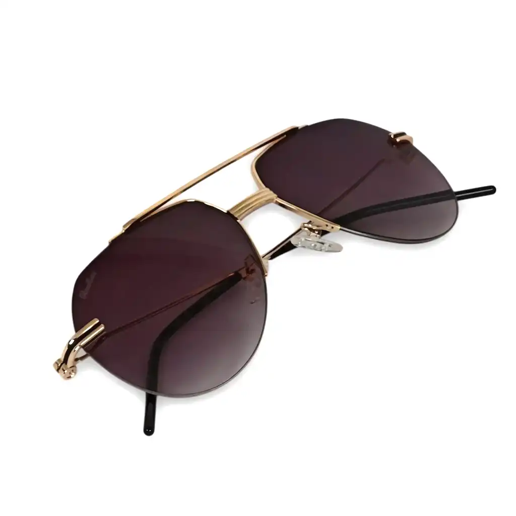 Modern Black Rimless Turban fit Aviator - 4223 9 Modern Black Rimless Turban fit Aviator