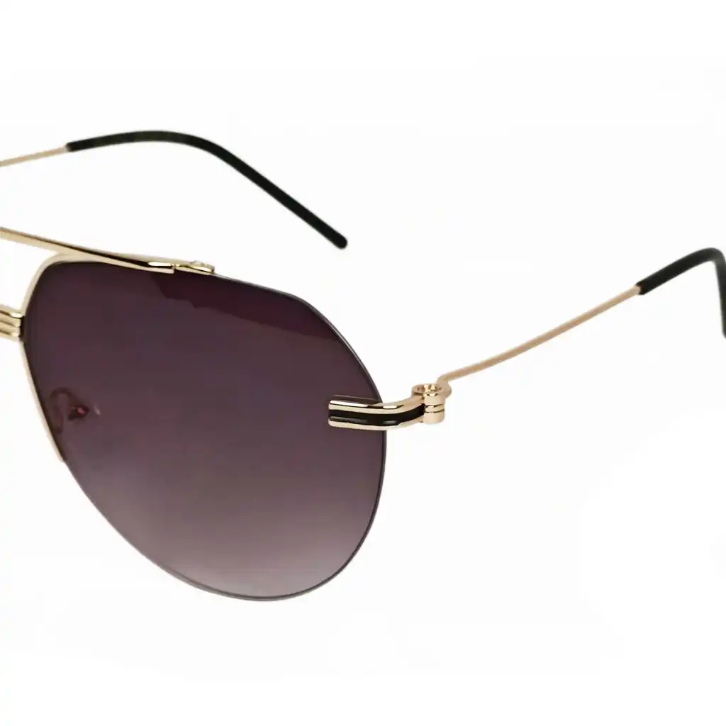 Modern Black Rimless Turban fit Aviator - 4223 7 Modern Black Rimless Turban fit Aviator