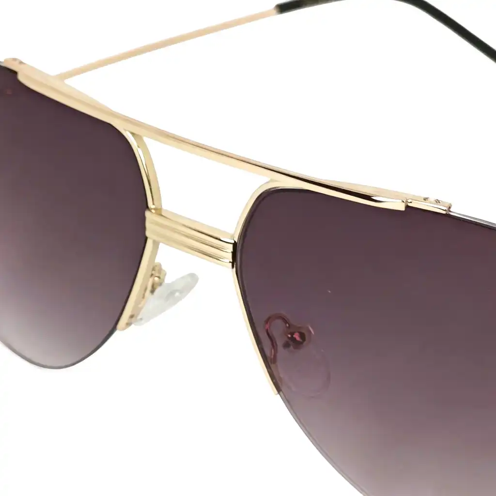 Modern Black Rimless Turban fit Aviator - 4223 6 Modern Black Rimless Turban fit Aviator