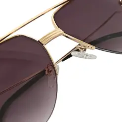 Modern Black Rimless Turban fit Aviator - 4223 13 Modern Black Rimless Turban fit Aviator