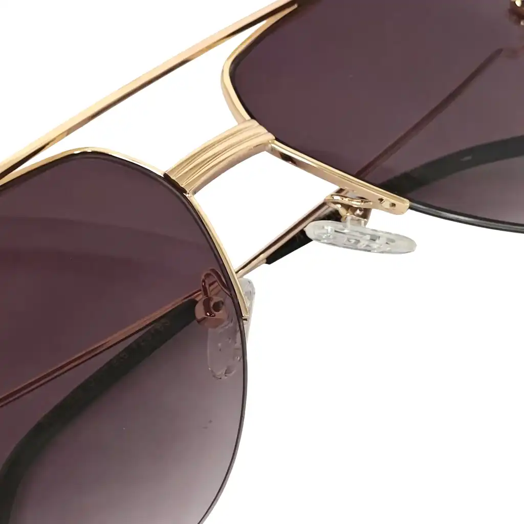 Modern Black Rimless Turban fit Aviator - 4223 5 Modern Black Rimless Turban fit Aviator