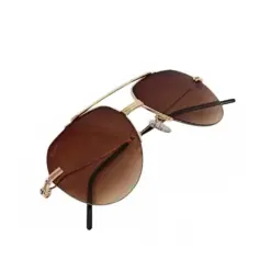 Modern Brown Rimless Turban fit Aviator