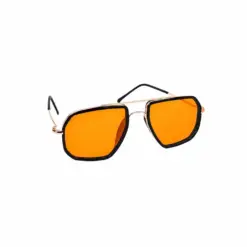 orange Gold Turban Fit Sunglasses