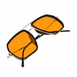 orange Gold Turban Fit Sunglasses