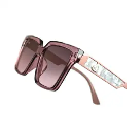 Buy Peach Oversized Women Sunglasses Online