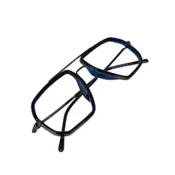 Blue Fancy Turban Fit Eyeglasses
