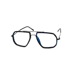 Blue Fancy Turban Fit Eyeglasses