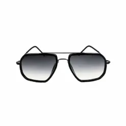 Gunmetal Gradient Turban Fit Sunglasses
