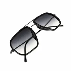 Gunmetal Gradient Turban Fit Sunglasses
