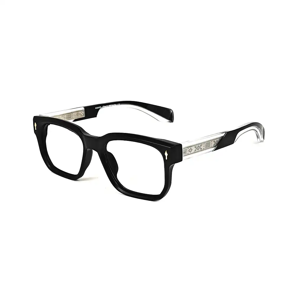 Black bold Fashion Eyeglasses - 6223 1 Black bold Fashion Eyeglasses at chashmah.com
