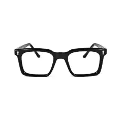 Black Bold Style Eyeglasses at chashma.com