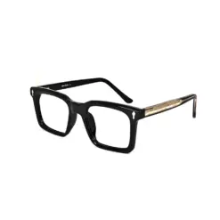 Black Bold Style Eyeglasses at chashma.com