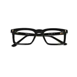 Black Bold Style Eyeglasses at chashma.com