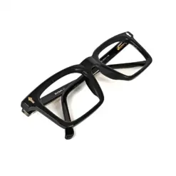 Black Bold Style Eyeglasses at chashma.com