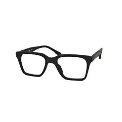 Black Classic Bold Eyeglasses at chashma.com