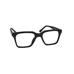 Black Classic Bold Eyeglasses at chashma.com