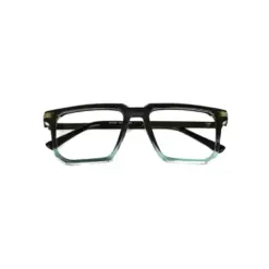 Black Dual Fashion Eyeglasses