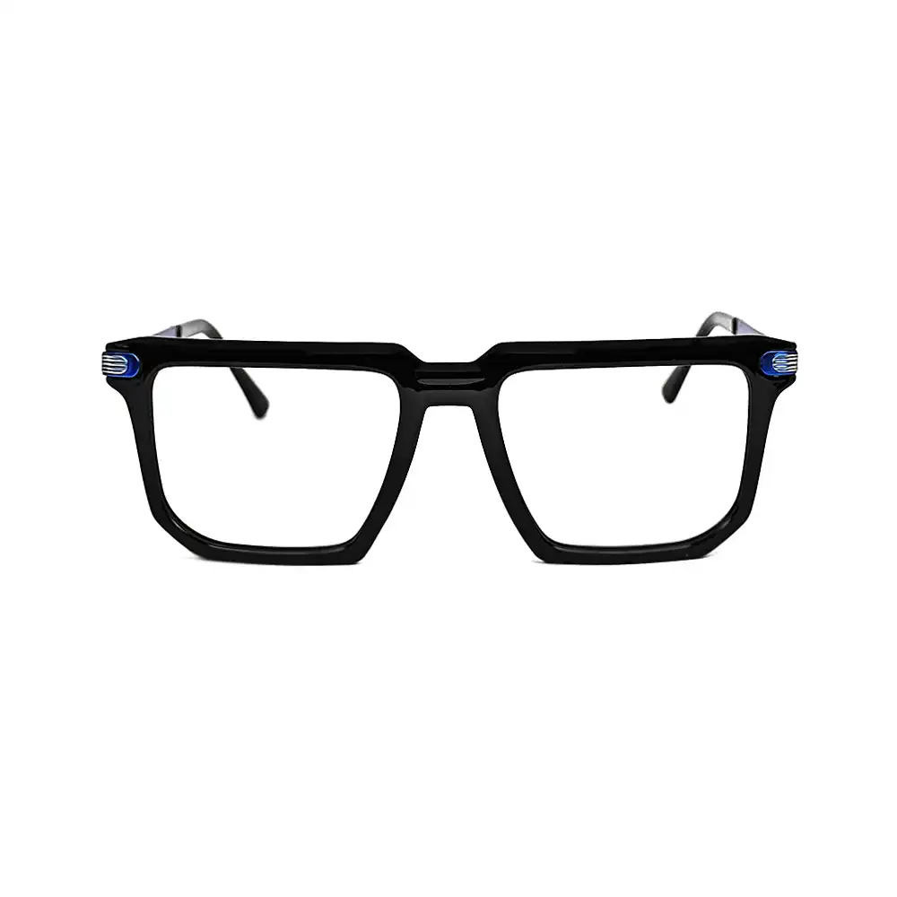 Black Large Fashion Eyeglasses - 525066 2 Black Large Fashion Eyeglasses