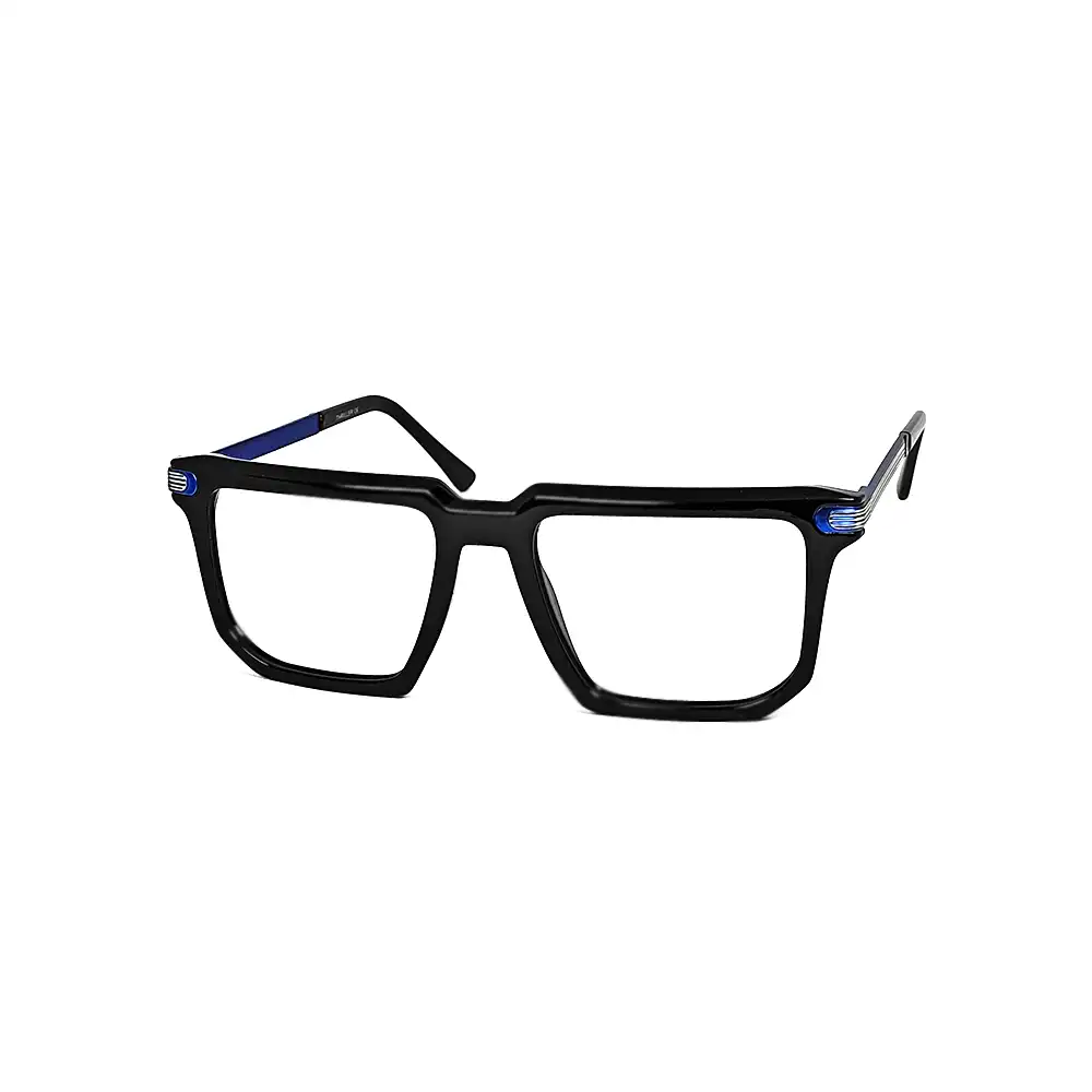 Black Large Fashion Eyeglasses - 525066 3 Black Large Fashion Eyeglasses
