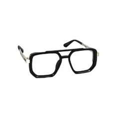 Black Oversized Bold Eyeglasses