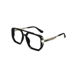 Black Oversized Bold Eyeglasses