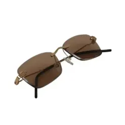 Brown Compact Turban Fit Sunglasses at chashma.com