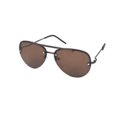 Brown Fancy Aviator Turban Fit Sunglasses