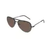 Brown Fancy Aviator Turban Fit Sunglasses