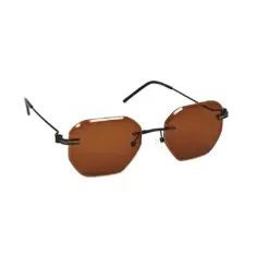 brown Hexa Turban Fit Sunglasses at chashmah