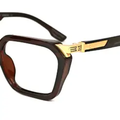 Brown Modern Style Eyeglasses at chashmah