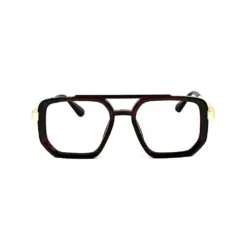 Brown Oversized Bold Eyeglasses