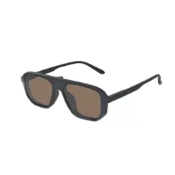 Buy Brown Aviator Clip-on Eyeglasses Online at Chashmah.com