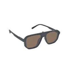 Buy Brown Aviator Clip-on Eyeglasses Online at Chashmah.com