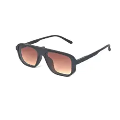 Buy Brown Aviator Clip-on Eyeglasses Online at Chashmah.com
