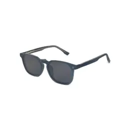 Buy Carbon Blue Medium Clip-on Eyeglasses Online at Chashmah.com