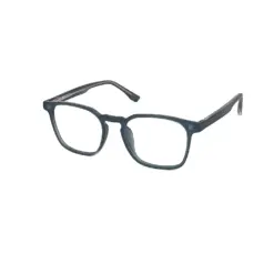 Buy Carbon Blue Medium Clip-on Eyeglasses Online at Chashmah.com