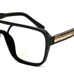Buy Modern Aviator Black Eyeglasses Online - 92003