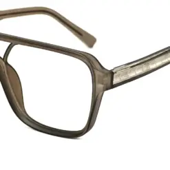Modern Aviator Grey Eyeglasses At chashmah