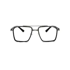 Buy Modern Black Silver Eyeglasses Online