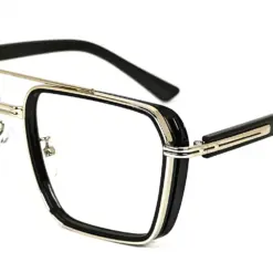 Buy Modern Black Silver Eyeglasses Online