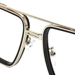 Buy Modern Black Silver Eyeglasses Online