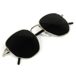 Buy Polarized Silver Black Turban Fit Sunglasses Online