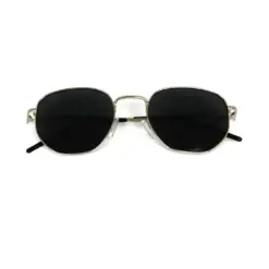 Buy Polarized Silver Black Turban Fit Sunglasses Online