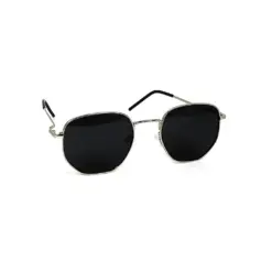 Buy Polarized Silver Black Turban Fit Sunglasses Online