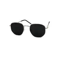 Buy Polarized Silver Black Turban Fit Sunglasses Online