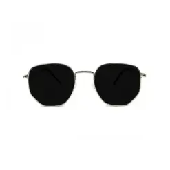 Buy Polarized Silver Black Turban Fit Sunglasses Online