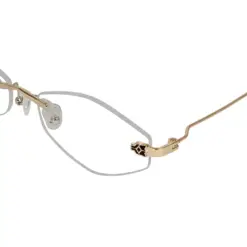 Funky Golden Turban Fit Rimless Eyeglasses