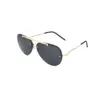 Golden Fancy Aviator Turban Fit Sunglasses
