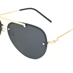 Golden Fancy Aviator Turban Fit Sunglasses