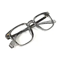 Grey Square Fashion Eyeglasses at chashmah
